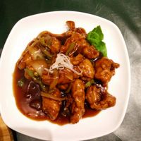 Sweet and sour chicken at Olu Olu Cafe in Tokyo