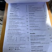 Menu  at Koppee Espresso Bar & Restaurant in Koh Tao