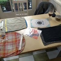 Table at Cafe Camelia in Barcelona