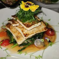 Pan grilled Silken tofu at Bushido in Manama