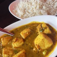 Mango Curry Tofu  at Tulsi Indian Cuisine in Richmond