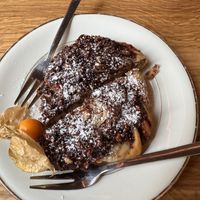 Schoko Schneckennudel  at Café Alma in Freiburg