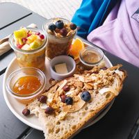 Little breakfast at Café Alma in Freiburg