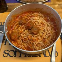 Vegan heura meatballs at Nonna Paquita Ristorante - Pizzeria in Palamos