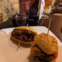 Vegan pintxos at La Muga in Bilbao