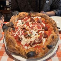 These pictures are with their good vegan cheese before they changed it. I hope they change it back!  #Veganuary at Pizza Pilgrims - Kingly in London