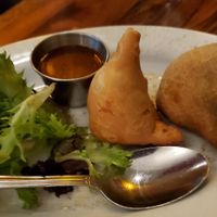 Vegan Samosa at Shiva's kitchen in Newton