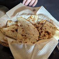 Plain naan at The Tandoor Tavern in Otorohanga