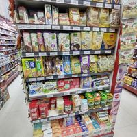 Shelf with more gluten-free, vegan, and health-conscious products at Bob's Red Mill in Tashkent
