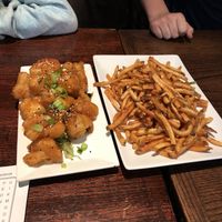Tempura and fries  at The Grind in Glenwood Springs