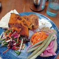Meze platter at ELMAS in Broadmeadow