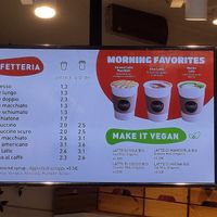 Coffee Menü at Frankly Bubble Tea & Coffee in Milan