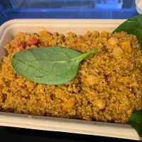 Quinoa salad. Ok but slightly bitter    at Pulp Friction - Trafalgar on Collins in Hobart