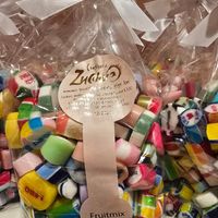 Labelled as vegan at Confiserie Zucchero in Bruges