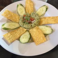 Highly highly recommend the hummus!  at Komodo Loco in Denton