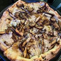 Vegan fungi pizza   at Pizzana in Dallas