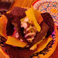 Vegan nachos (1/2) at Chiwawa Cantina - Vegueta in Gran Canaria