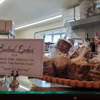 Vegan birdseed cookies at Gemini Cafe & Bakery in Bethel