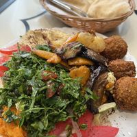 Falafel & vegetables plate  at Nabil in Berlin