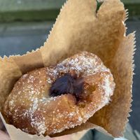 Chocolate donut   at loaf. in Norwich