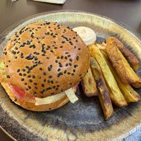Beyond meat Burger   at Selllva in Lisbon