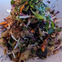 grilled eggplant salad at Love House in Anglesea