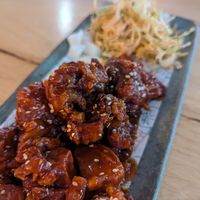 vegan fried chicken at Love House in Anglesea