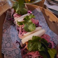 Eggplant baos at Love House in Anglesea