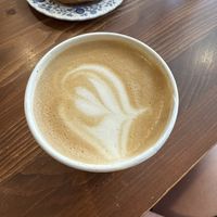 sticky bun latte  at Charlotte Street Coffee Company in Pottstown