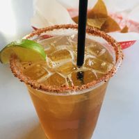 Beergarita? TIL that this is a thing. Pretty good.  at La Doña Cervecería in Minneapolis