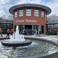 The is the front entrance. There is also a back way in  at Keukenhof - Jacoba's Kitchen in Lisse