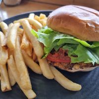 Beany burger at Oh Dang! Espresso in Windang