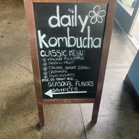 Interior Daily Kombucha Signage  at Daily Kombucha in Santa Ana