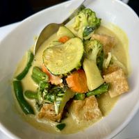 Green curry  at Manly Thai Gourmet in Manly