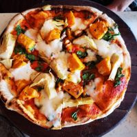 Pumpkin and Artichoke Pizza at Whistling Kite in Secret Harbour