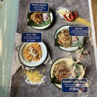 Traditional food in vegan version  at Sematjam di Citra 6 in Jakarta