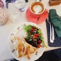 Oat Flat white at Matsa Caffè in Bordeaux