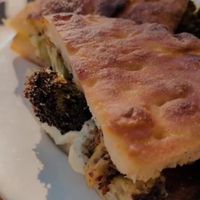 Focaccia brocolis at Matsa Caffè in Bordeaux