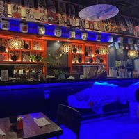 Cute interior  at Muteki Ramen in Jersey City