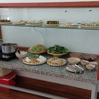 Buffet (spring rolls and noodle soup section) at Phước Thọ in Vung Tau