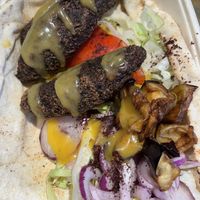 Uroog with aubergine  at Juma Kitchen in London