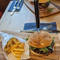 Der Veggi Schmidtburger (vegan statt vegetarisch) at Schmidtburger Hof in Weiler Bei Monzingen