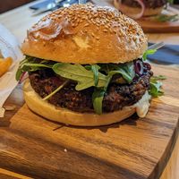Der Veggi Schmidtburger (vegan statt vegetarisch) at Schmidtburger Hof in Weiler Bei Monzingen
