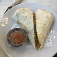 Vegan Breakfast Burrito   at FeelLove Coffee at Snow Canyon in Ivins