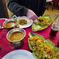Vegetable biryani at Tandoori Garden in Fuerteventura