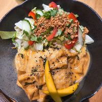 Spicy mango curry at AnTee Vegan in Hamburg