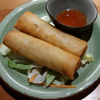 Spring rolls at AnTee Vegan in Hamburg