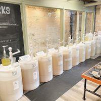Liquid soap refills. at BYOC Co. in Ann Arbor