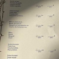 All vegan side dishes at Konoba Galiola in Liznjan