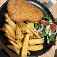 Vegan schnitzel   at Orion Hotel in Springfield Central